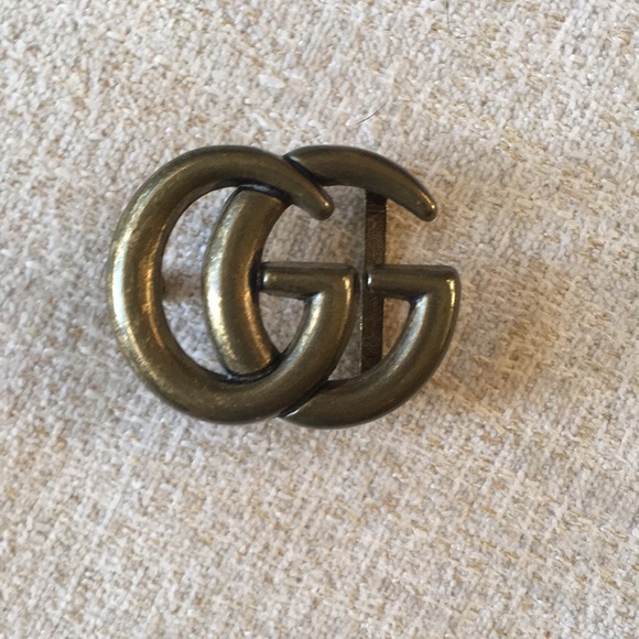 Vintage Women’s Small Monogram GG Belt Buckle - Picture 1 of 5